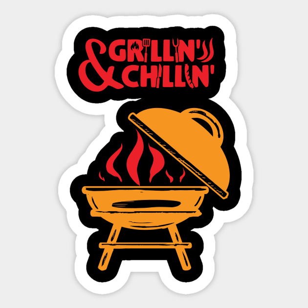 Grilling & Chillin Bbq season Sticker by Fun Planet